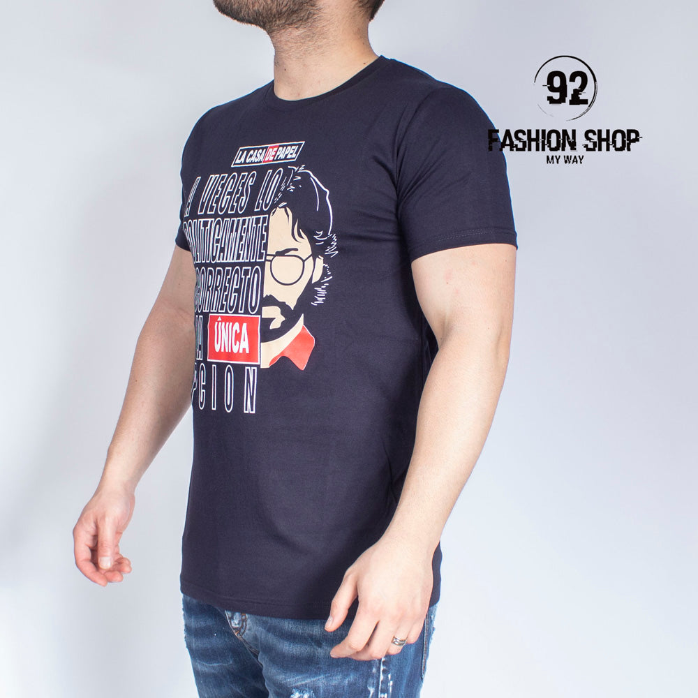 T-Shirt Uomo La Casa De Papel Il Professore Art. Ts39