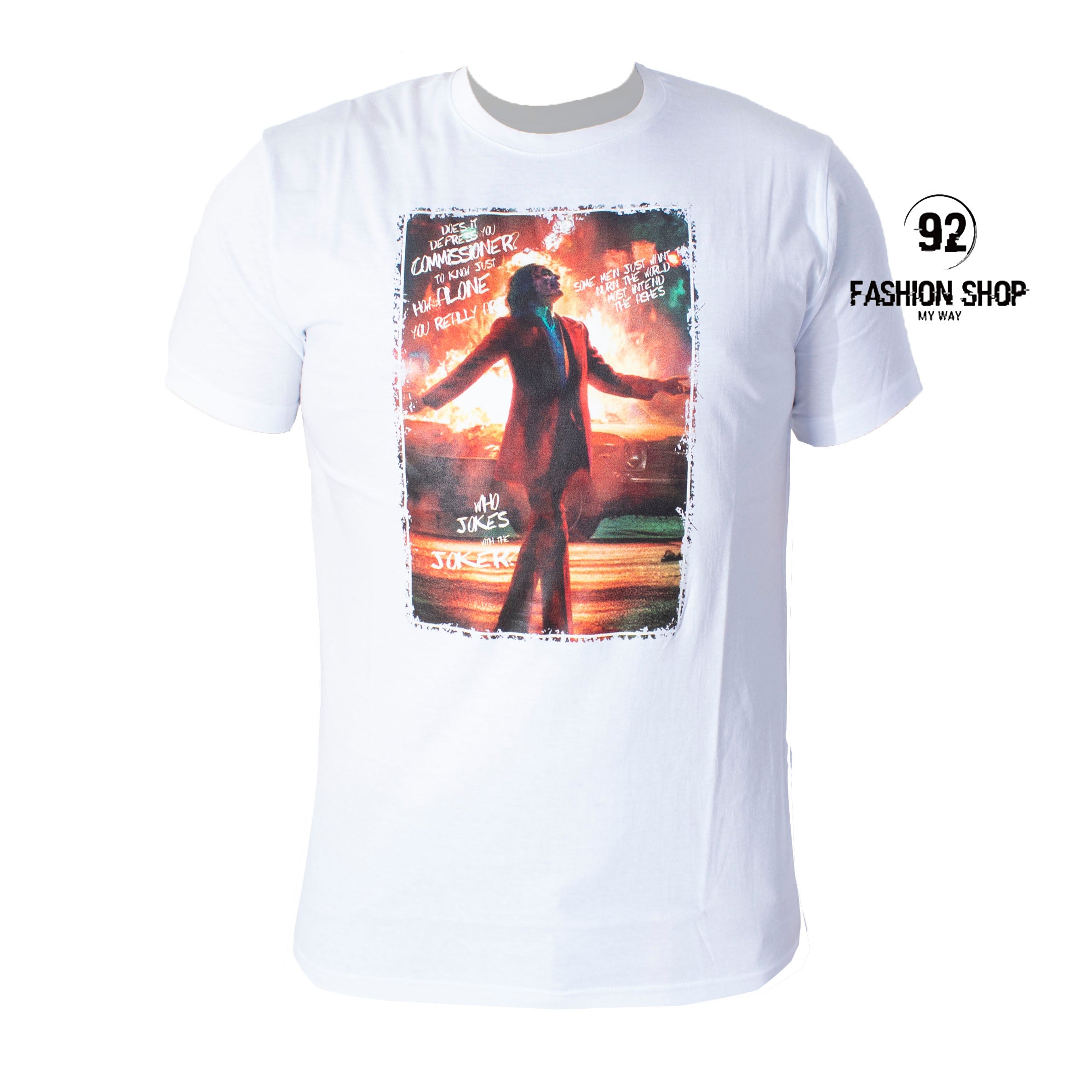 T-Shirt Uomo Stampa Frontale Joker Art. Ts49