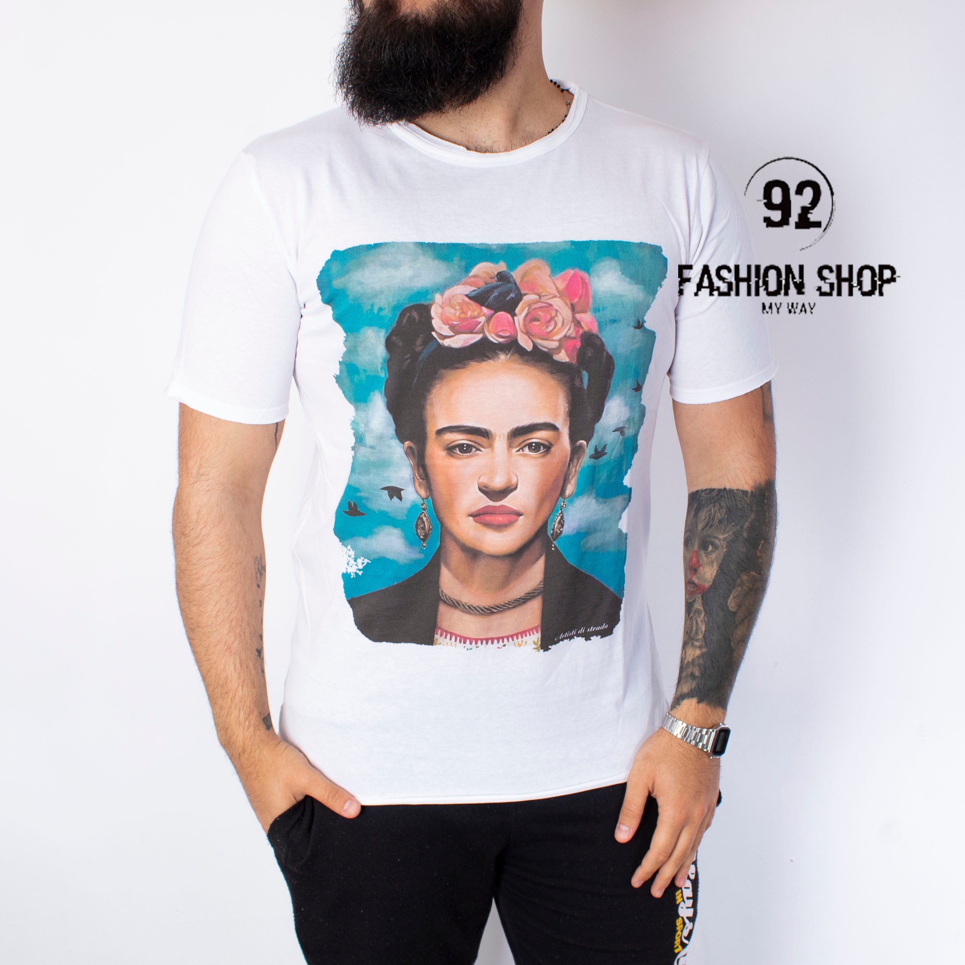 T-Shirt Uomo Stampa Frontale Frida Art. Ts55