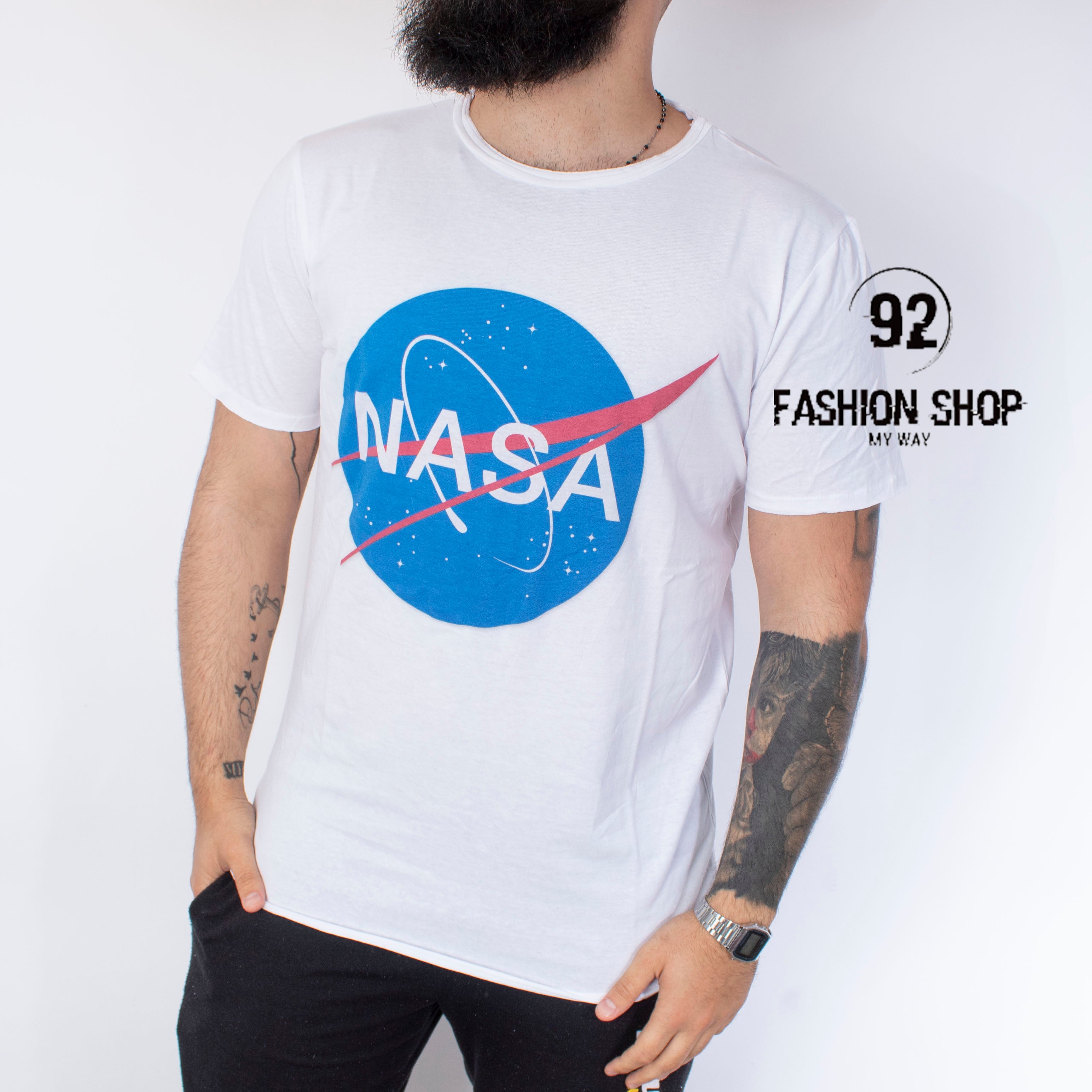 T-Shirt Uomo Stampa Frontale Nasa Art. Ts56