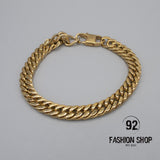 BRACCIALE UOMO IN ACCIAIO COLOR ORO
