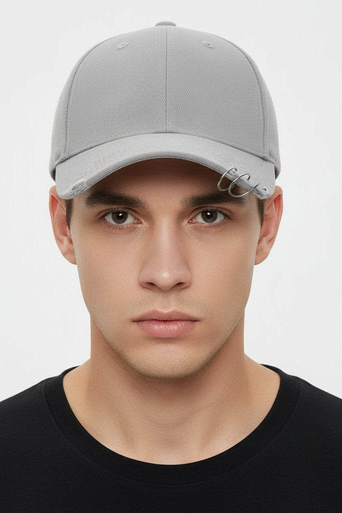 CAPPELLO ANELLI GRIGIO